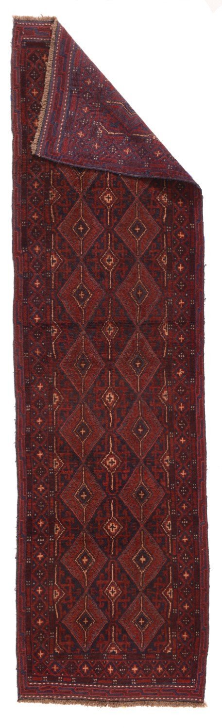 Semi-Antique Afghan Bokara Rug