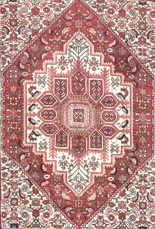 Semi-Antique Persian Bidjar/Bijar, Size 3'5" X 4'8"