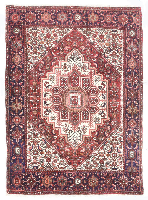 Semi-Antique Persian Bidjar/Bijar, Size 3'5" X 4'8"