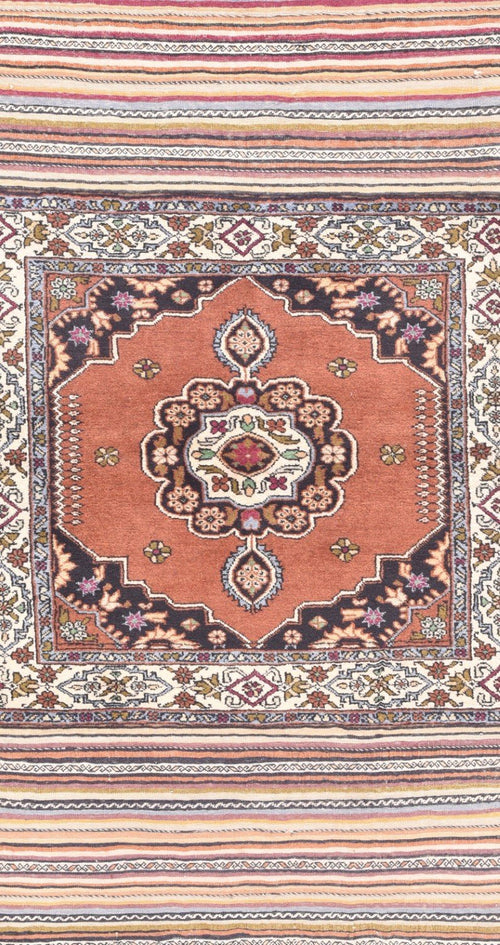 Antique Persian Ghochan, Size 2'11" X 5'0"