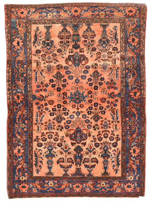 Antique Mohajeran, Size 3'6" X 4'10"