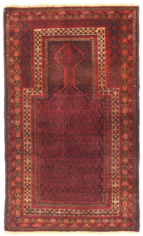 Semi-Antique Afghan Balouch , Size3'0" X 5'0"