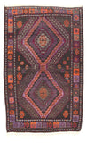 Semi Antique Dark Gray Afghan Balouch Area Rug