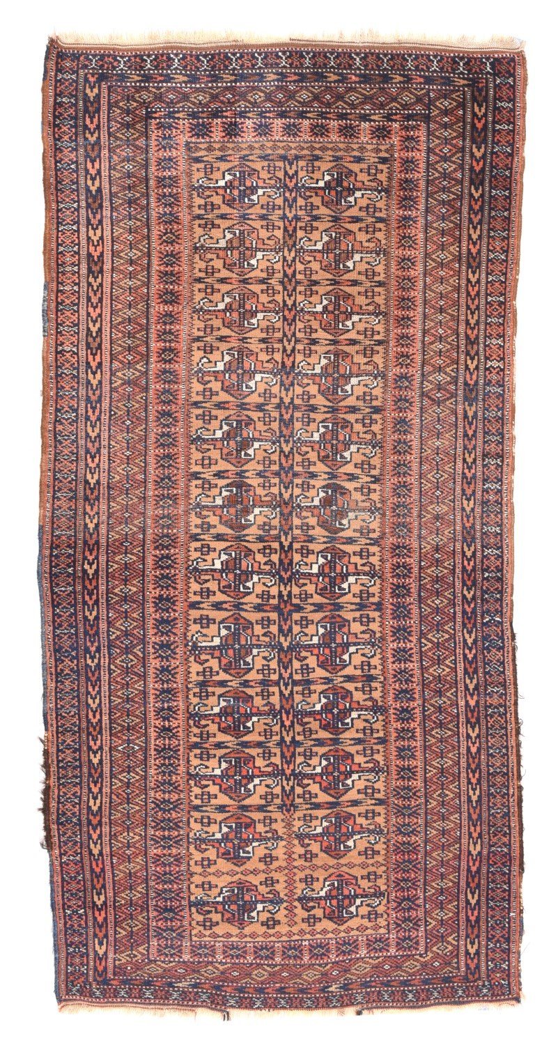 Antique Persian Turkoman, Size 3'0" X 5'9"
