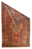 Antique Persian Farahan Sarouk Area Rug