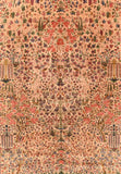 Antique Persian Kashan Area Rug