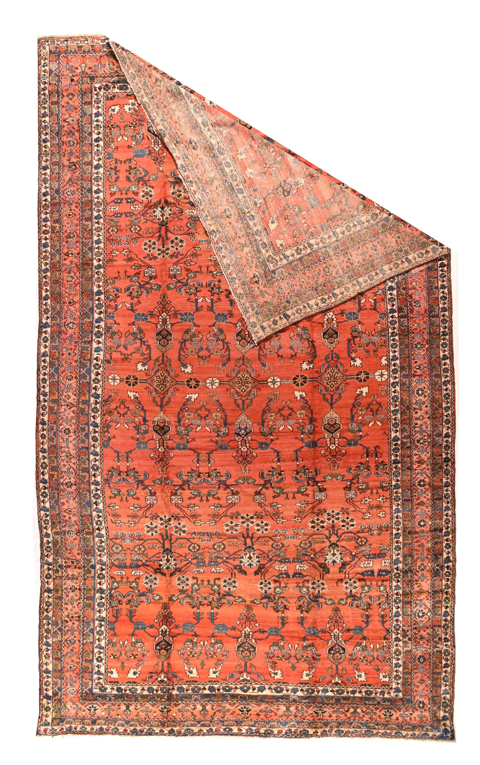 Antique Persian Lilihan Area Rug