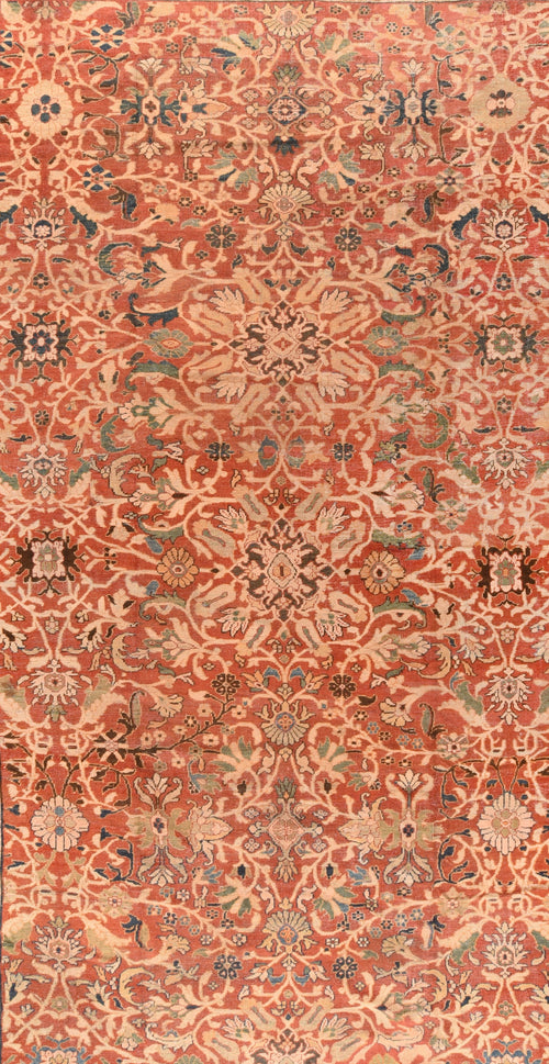 Antique Persian Mahal Soultanabad Area Rug