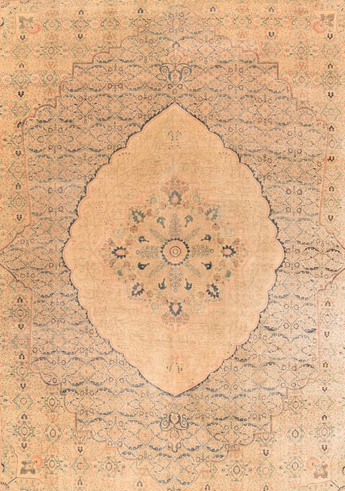 Antique Persian Tabriz Haj Jalili Area Rug