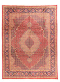 Antique Hand Knotted Persian Tabriz Area Rug