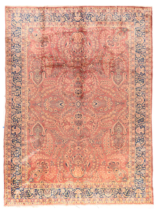 Hand Knotted Indian Indo Tabriz Wool