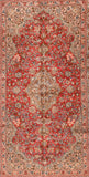 Antique Knotted Persian Qum Area Rug