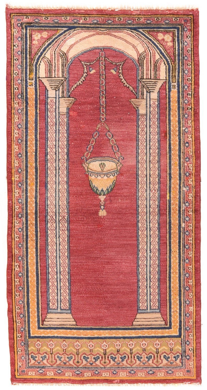 Hand Knotted Persian Burdur, Size 3'2" X 5'11"