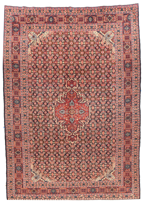 Hand Knotted Persian Tabriz Senneh Weave Wool