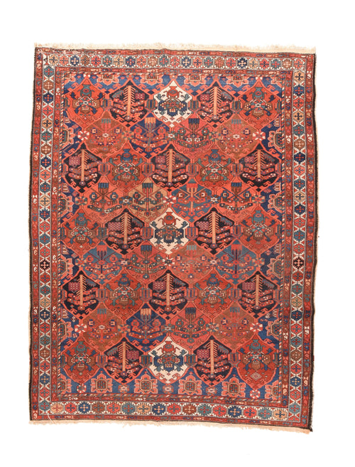 Antique Fine Persian Bakhtiari Area Rug