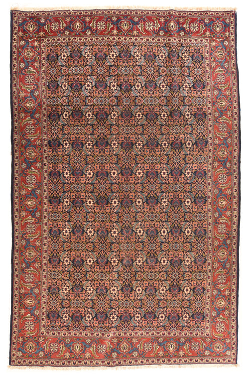 Semi Antique Fine Persian Tabriz Area Rug