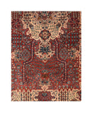 Hand Knotted Persian Tabriz Wool & Silk