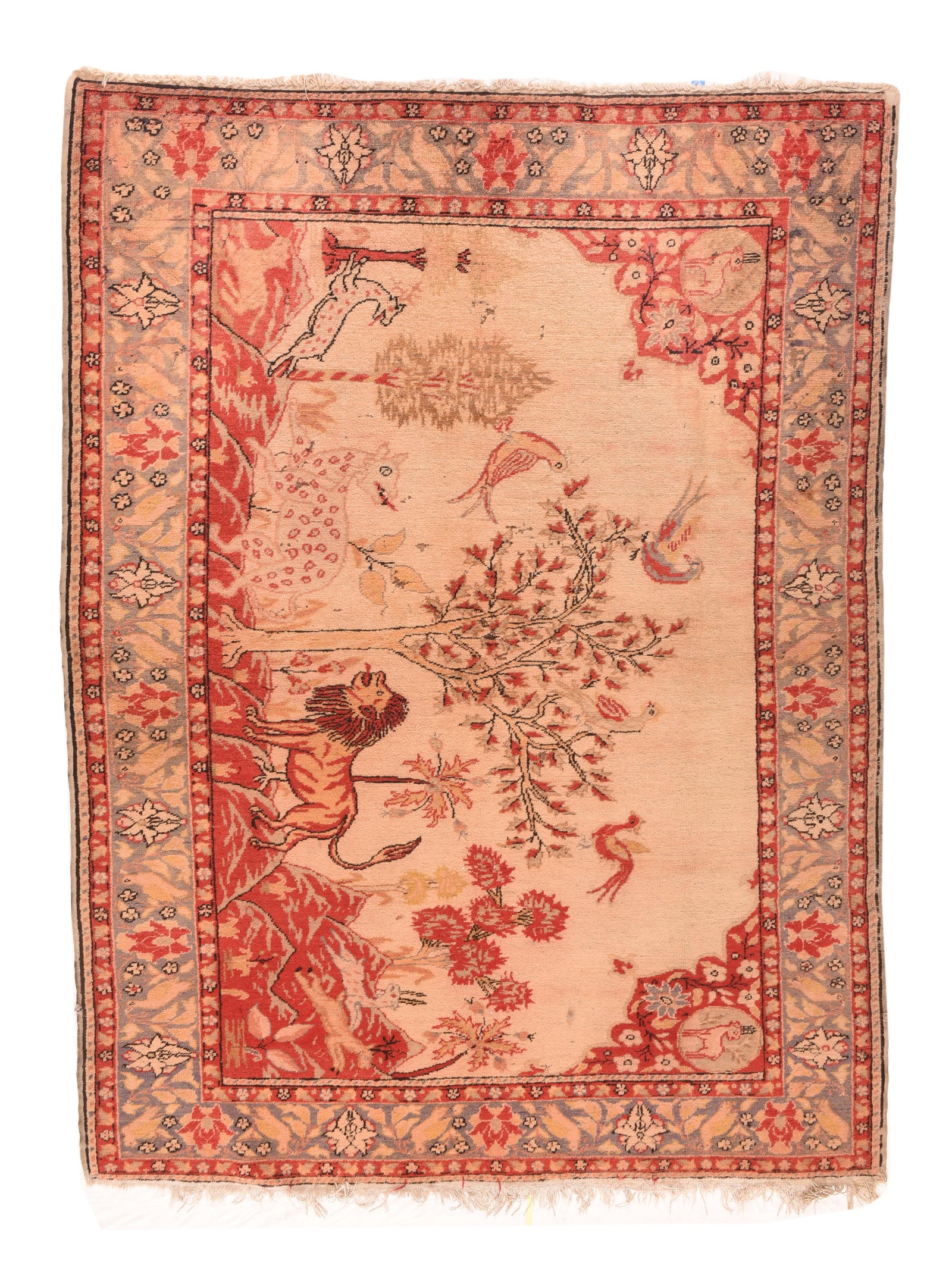 Semi Antique Persian Sivas Area Rug