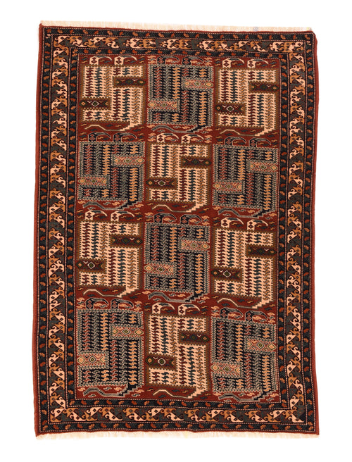 Hand Knotted Persian Ghochan Wool