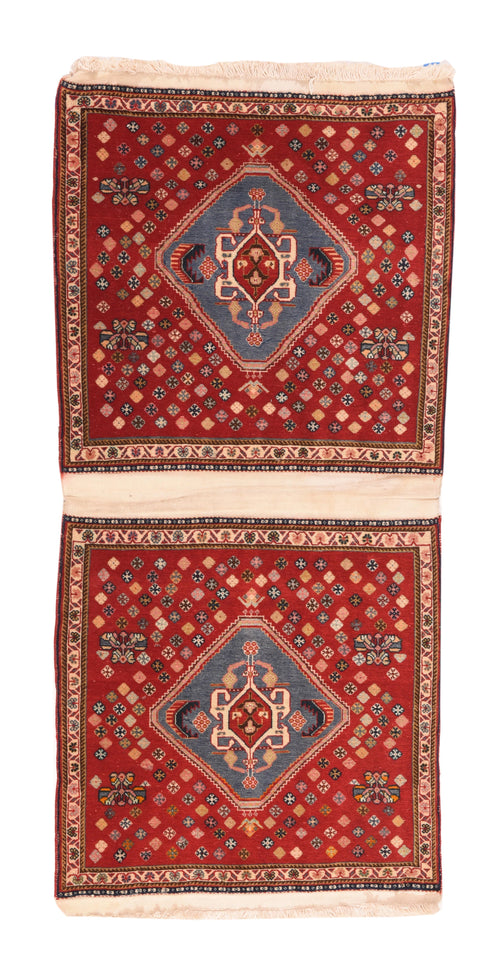 Antique Persian Kashkouli Area Rug