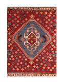 Antique Kashkouli Area Rug