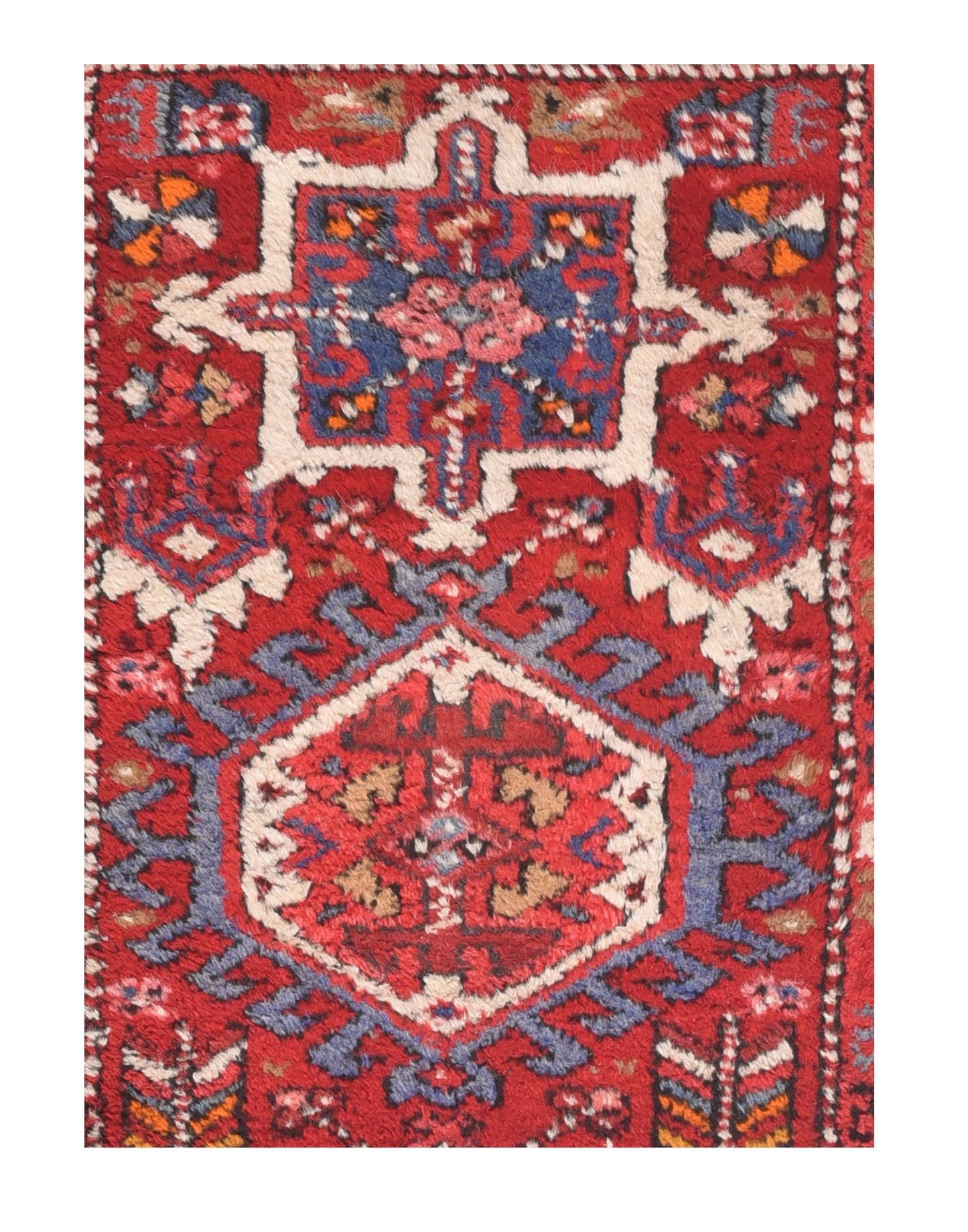 Semi Persian Heriz Area Rug