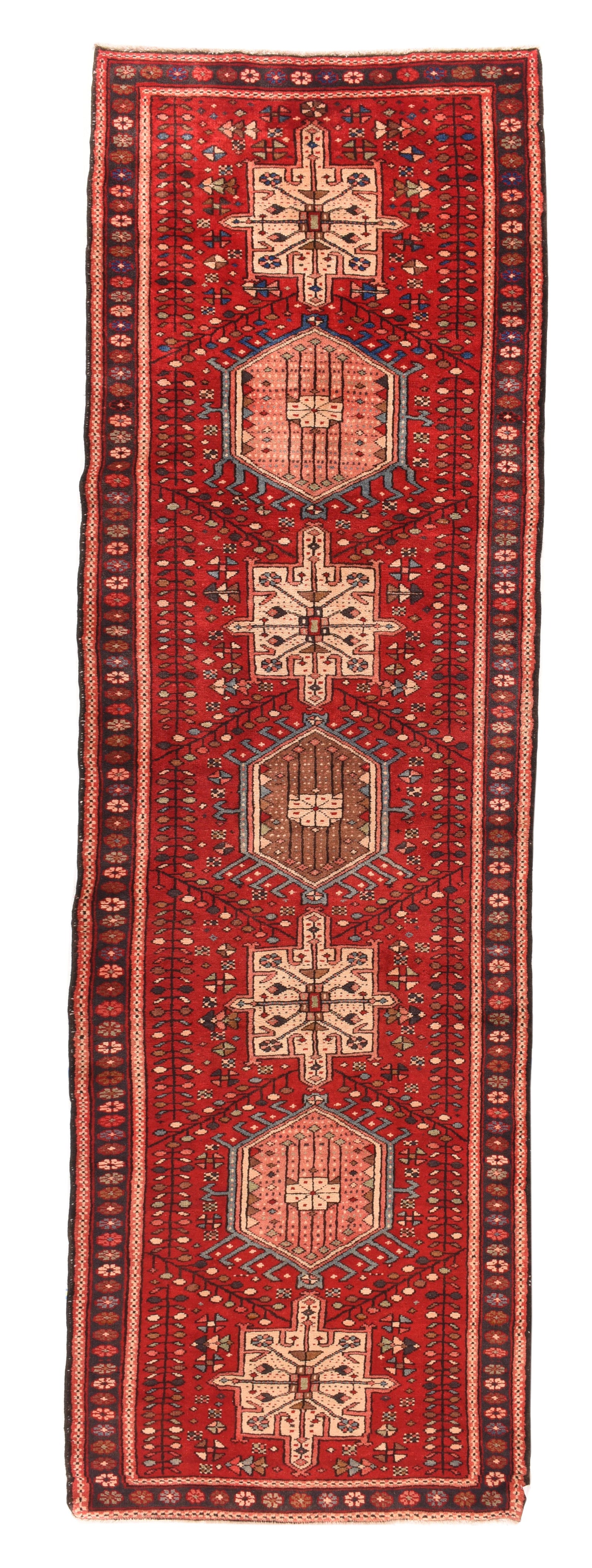 Antique Persian Karajeh Area Rug