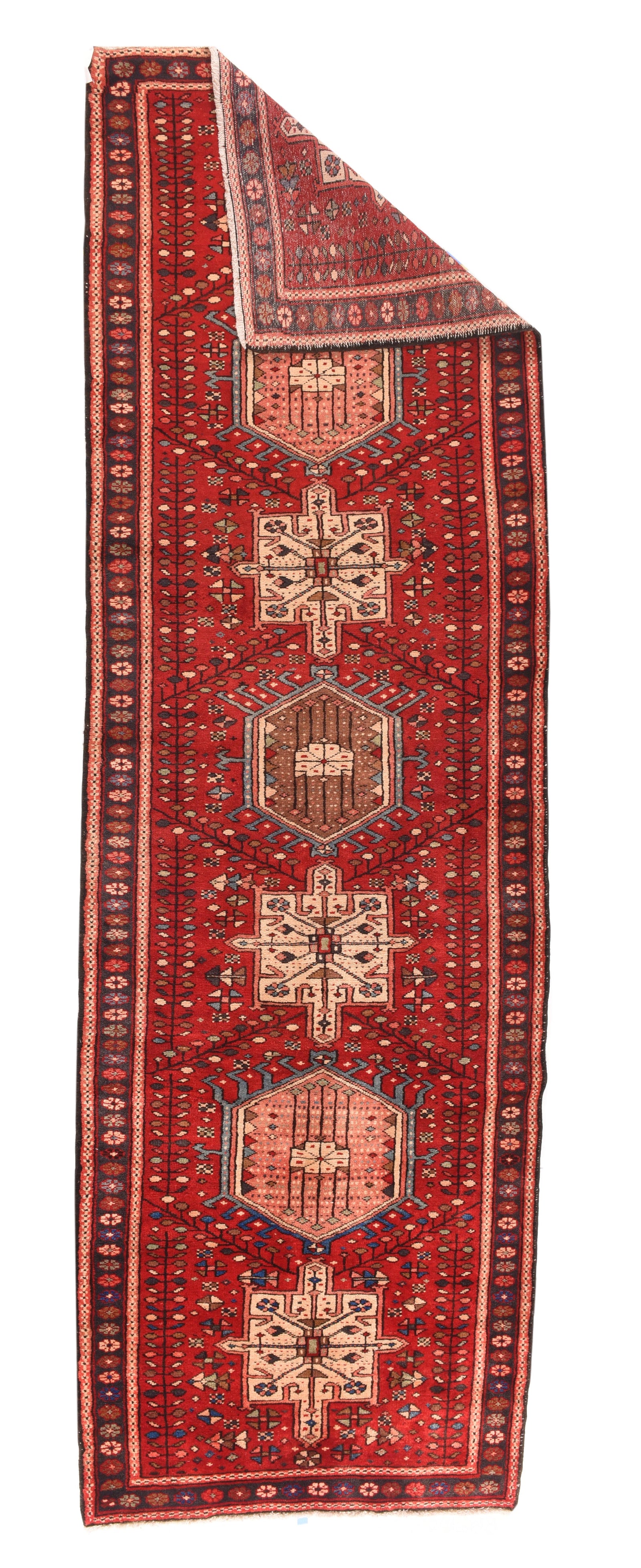 Fine Semi Antique Persian Karajeh Heriz Long Rug