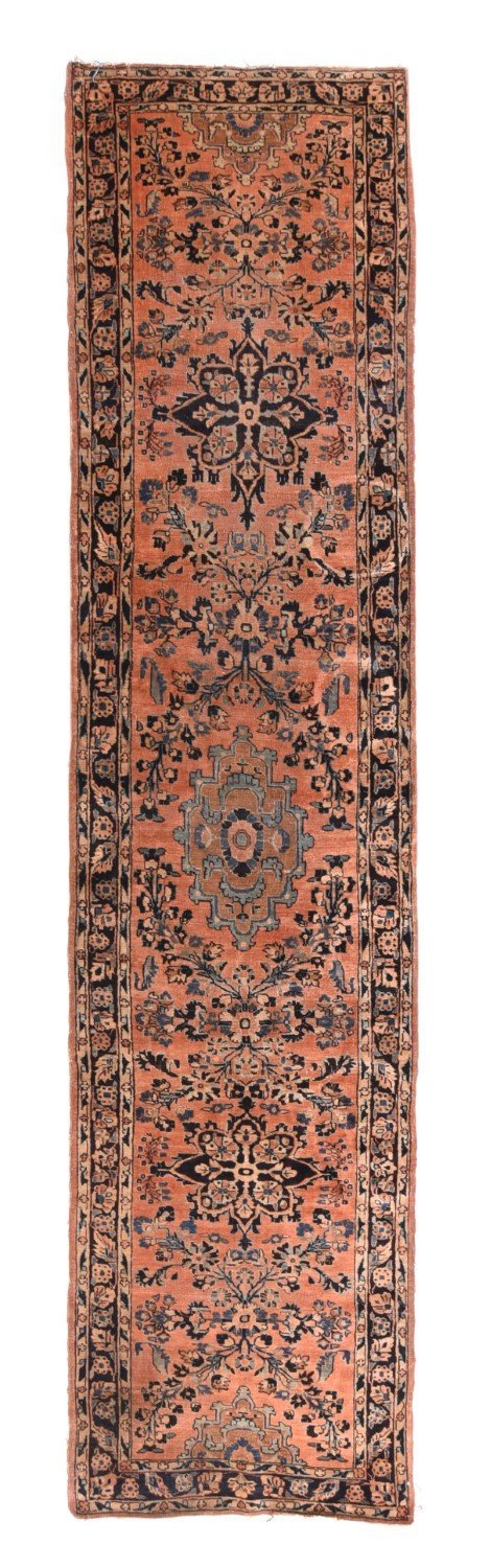 Fine Semi-Antique Persian Sarouk, Size 2'7" X 10'0"