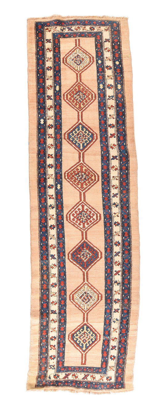 Antique Camel Fine Persian Sarab Area Rug