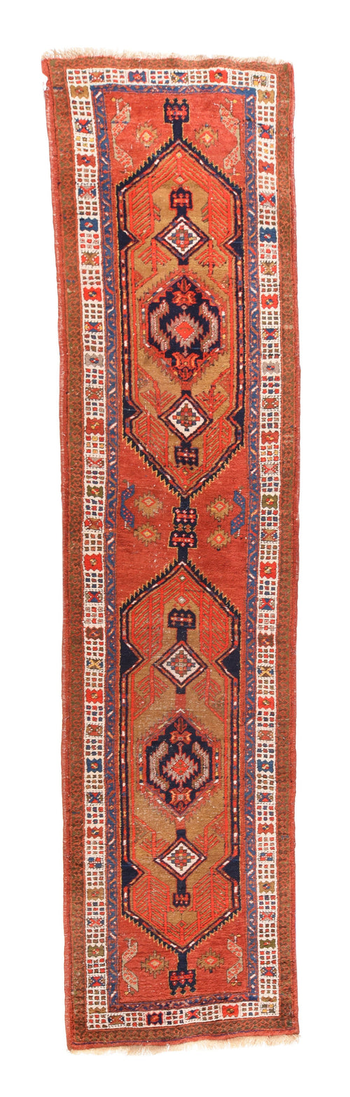 Semi Antique Fine Persian Heriz Area Rug