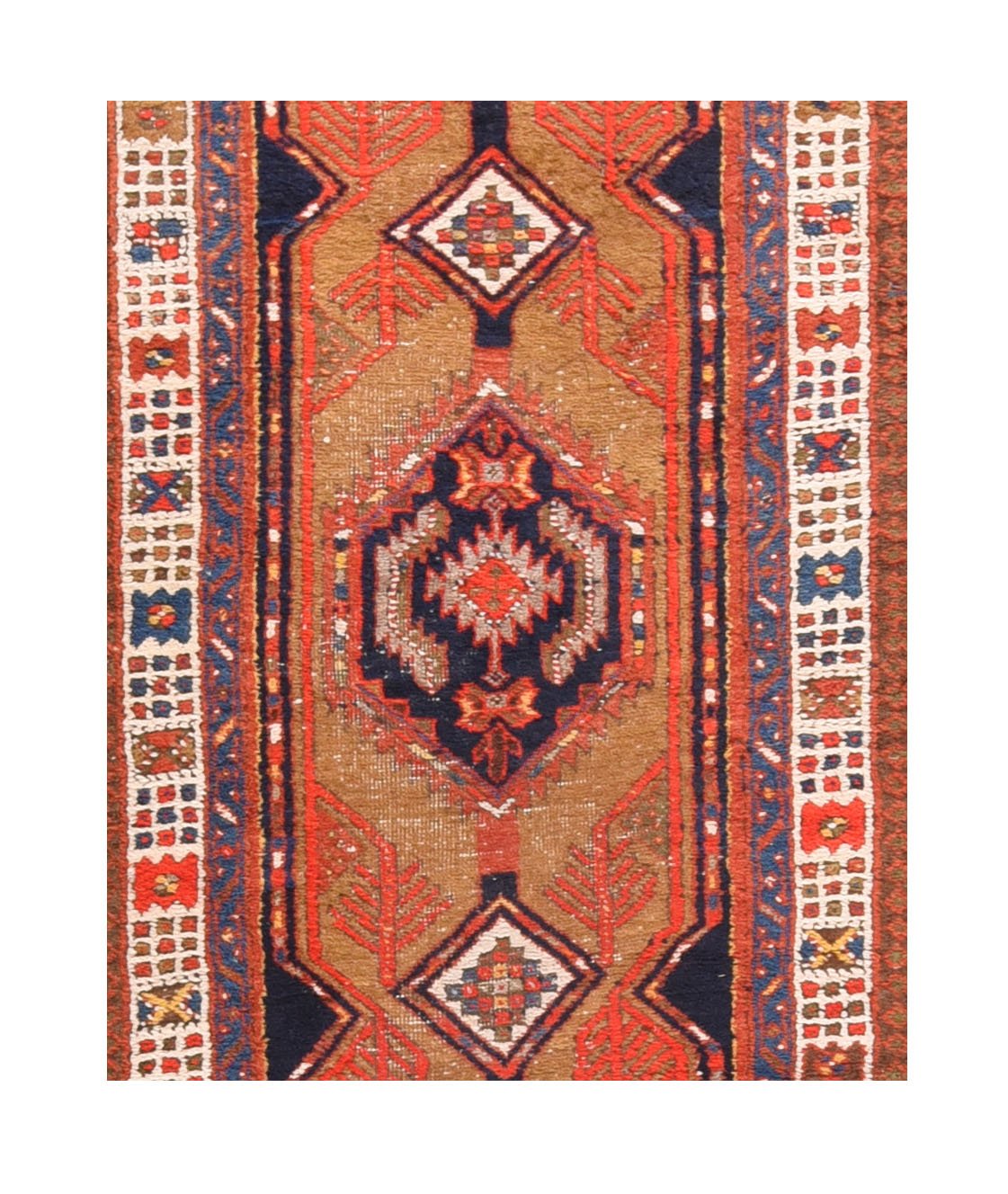 Semi Persian Heriz Area Rug