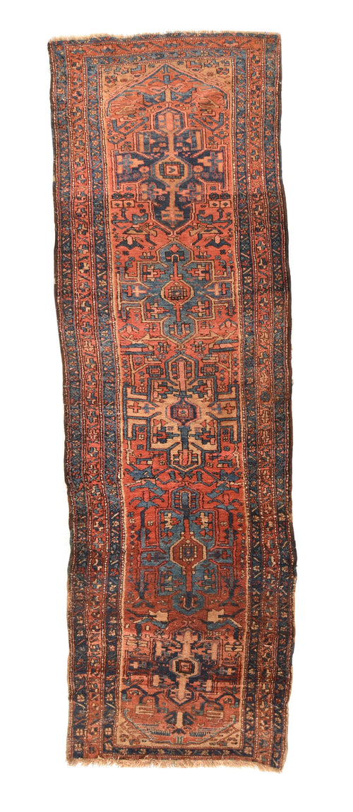 Semi Antique Persian Karajeh Heriz Area Rug