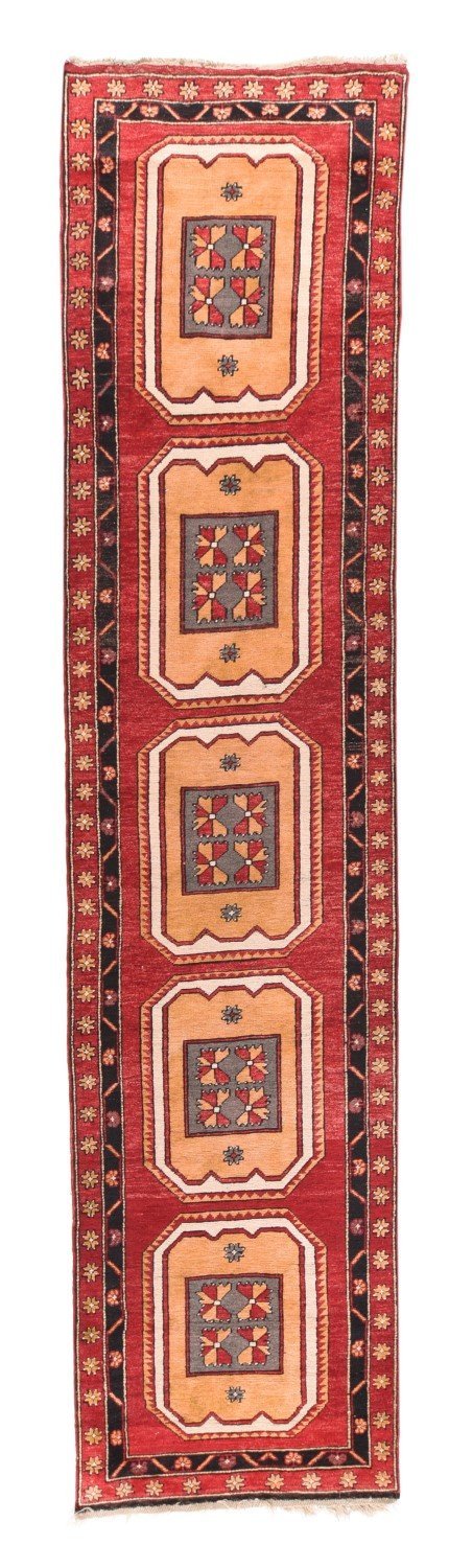 Fine Semi-Antique Turkish Oushak, Size 2'9" X 12'10"