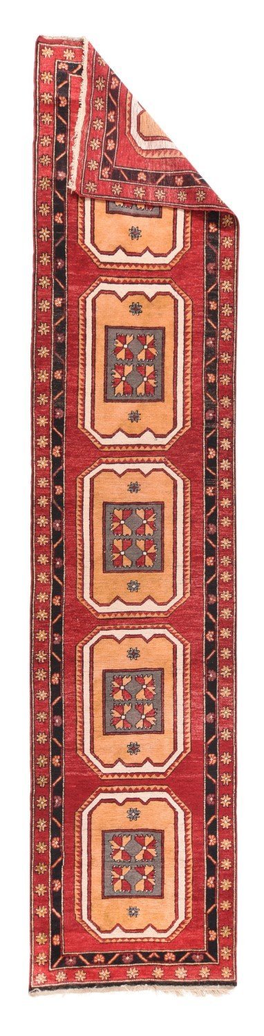 Fine Semi-Antique Turkish Oushak, Size 2'9" X 12'10"