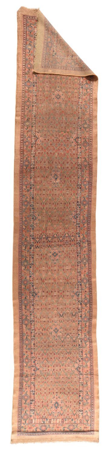 Fine Antique Persian Camel Hair Sarab, Size 2'11" X 14'11"