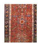 Fine Antique Persian Heriz, Size 2'7