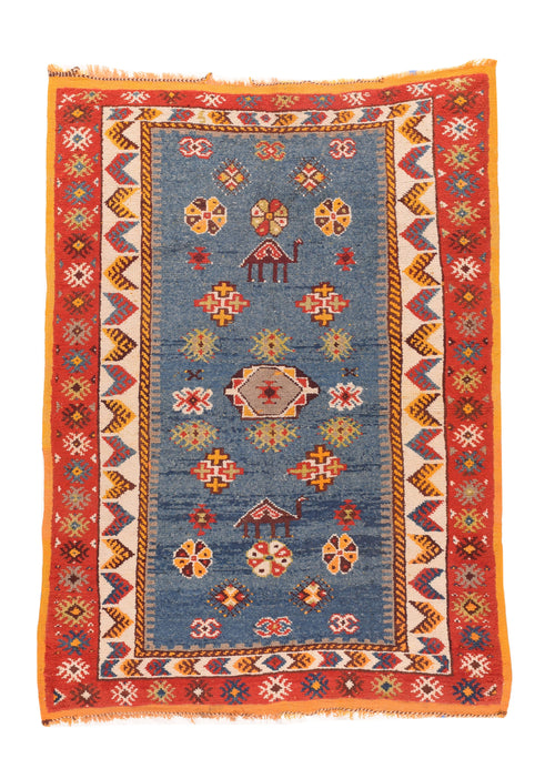 Fine Antique Moroccan Wool Rug