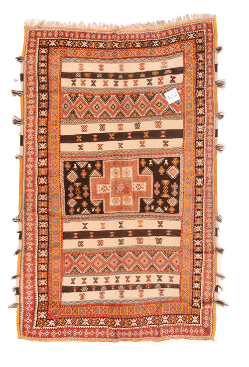 Fine Vintage Moroccan Kilim 