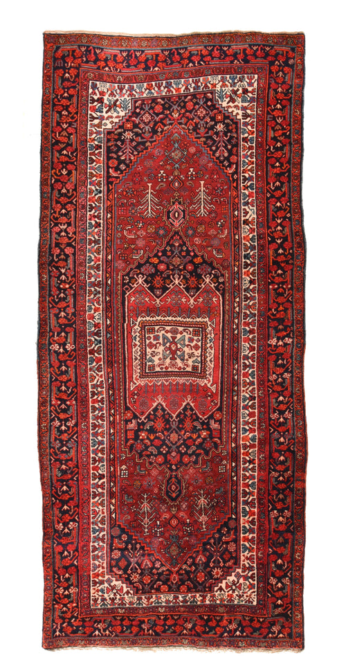 Fine Antique Persian Heriz Long Rug.