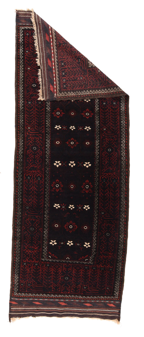 Spectacular Fine Antique Persian Balouch Tribal Rug