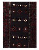 Spectacular Fine Antique Persian Balouch Tribal Rug