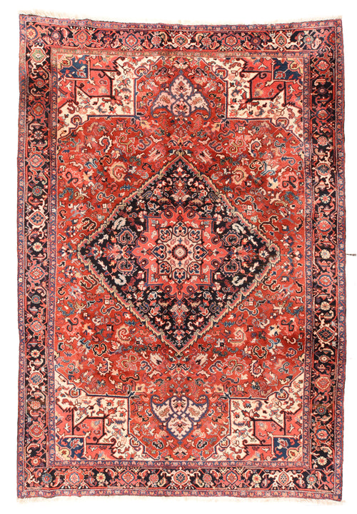 Fine Semi Antique Persian Heriz Rug