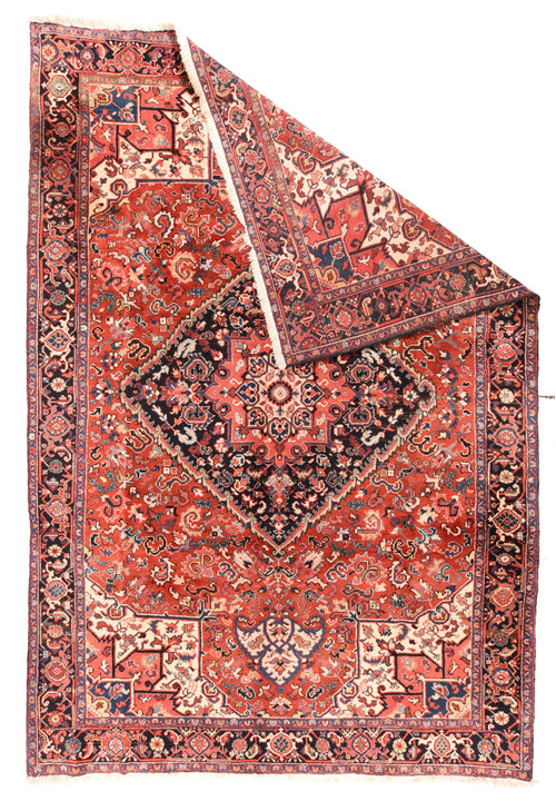 Fine Semi Antique Persian Heriz Rug