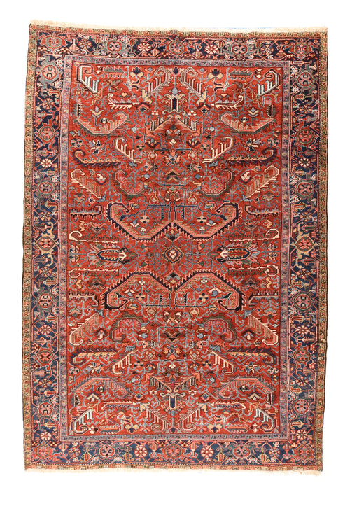 Hand Knotted Persian Heriz Wool