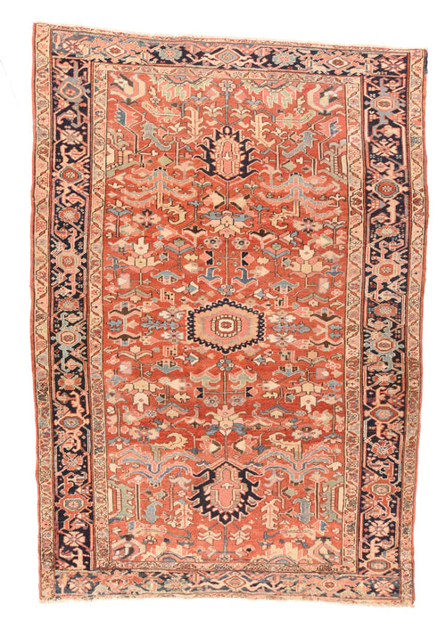 Hand Knotted Persian Heriz  Wool