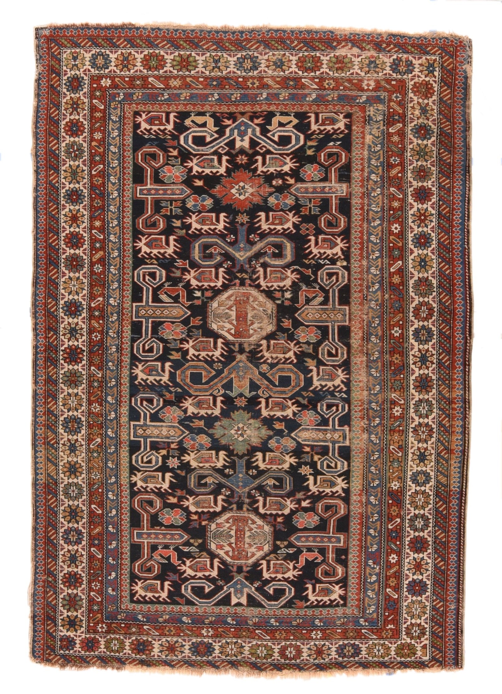 Fine Antique Turkish Oushak Rug