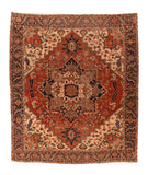 Hand Knotted Persian Serapi Wool