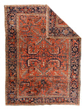 Hand Knotted Persian Heriz Wool