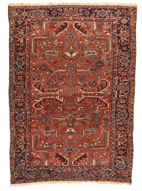 Hand Knotted Persian Heriz Wool